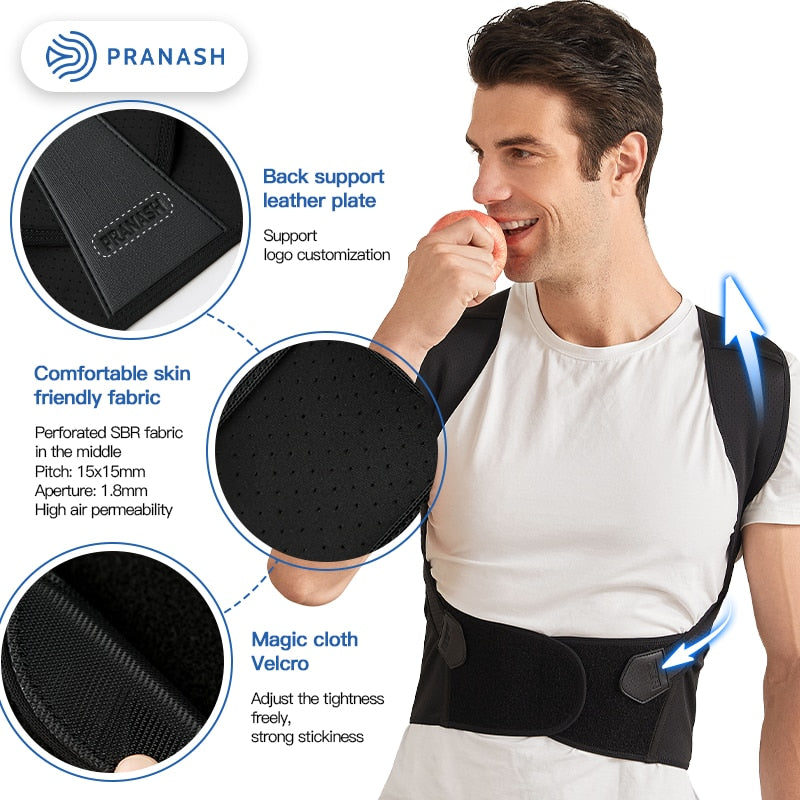 Invisible Back Correction Strap for Improved Posture
