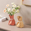 Jarrón de Resina Elegante para Decoración del Hogar y Arreglos Florales