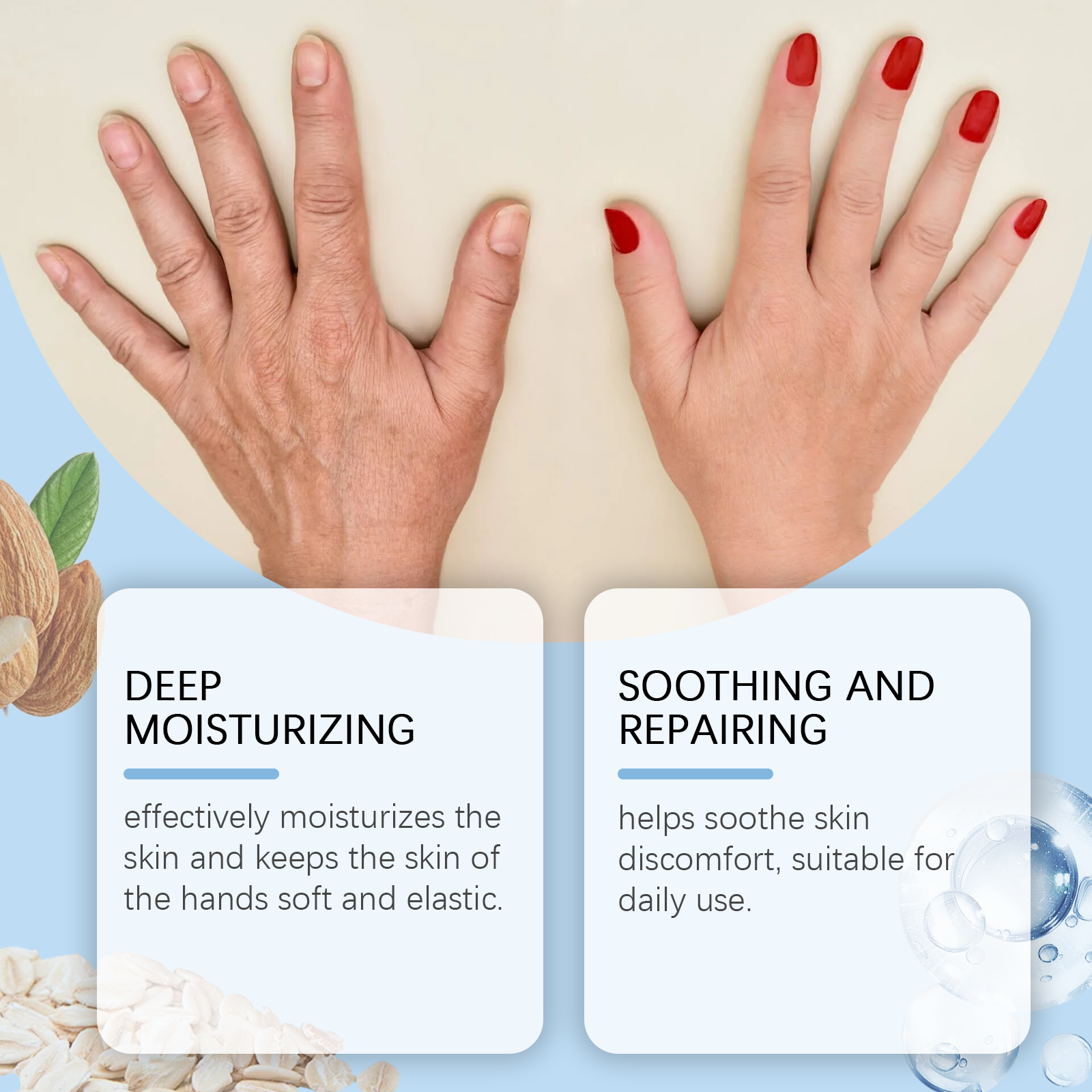 Moisturizing And Moisturizing Hand Cream Moisturizing And Moisturizing And Caring Hand Cream To Prevent Dry Skin - Korvel