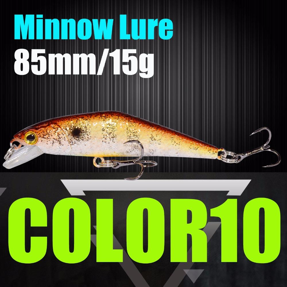 AFISHLURE Fishing Lure Wobblers Trout  85mm/15g Minnow  Hard Baits Iscas Artificial Pesca Leurre - Korvel