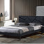 02 Q Black Platform Bed