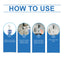 Premium Bathroom Foam Cleaner for Tiles and Glass