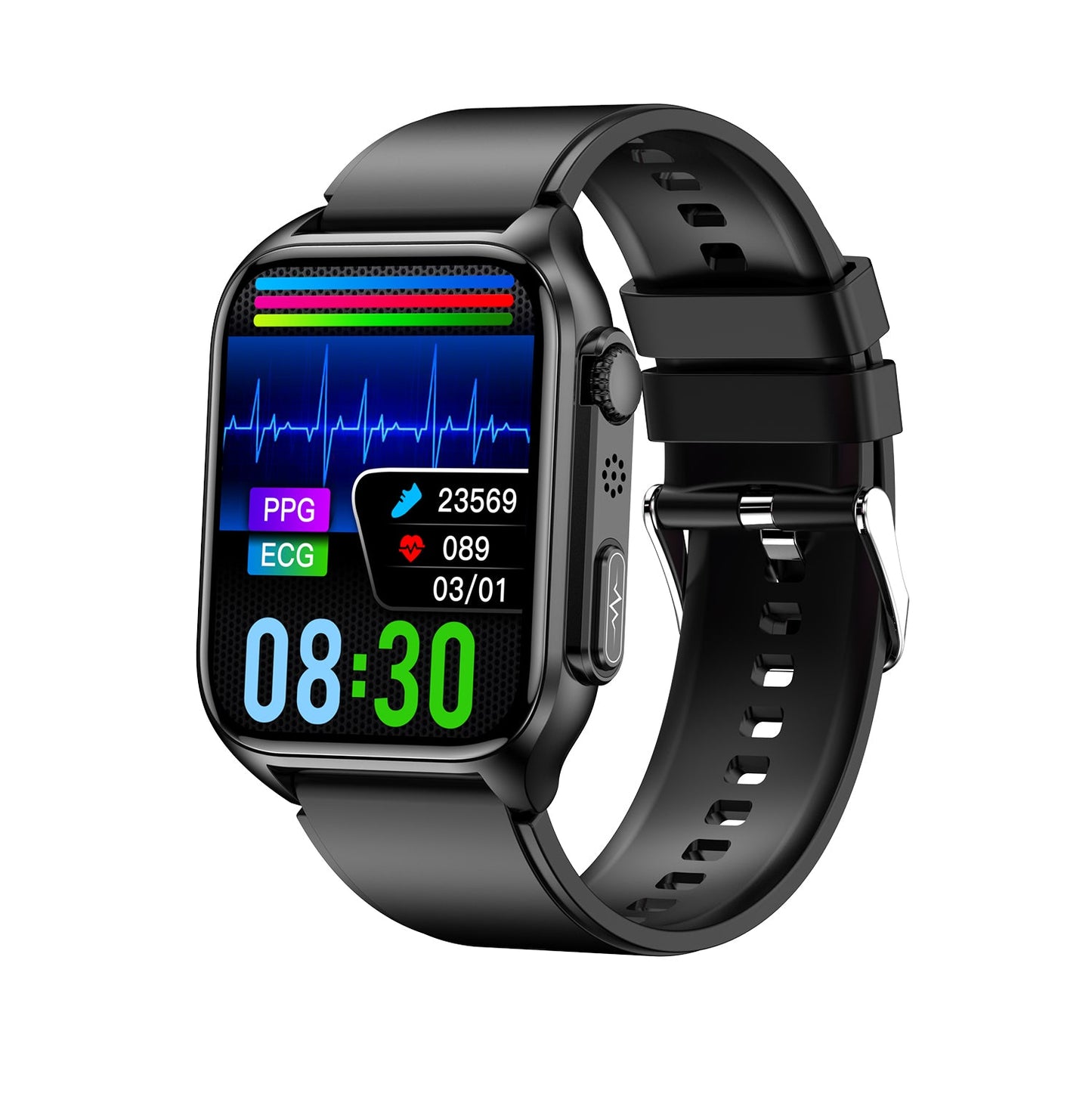 Smart Activity Monitor Watch TK12 with ECG and Sleep Tracking