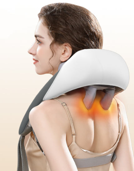 Rechargeable Cervical Spine Massager with Hot Compress