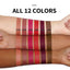 HANDAIYAN Popular Matte Matte Velvet 12 Colors Lip Gloss Liquid Lipstick Lip Glaze - Korvel
