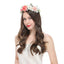 Handmade rattan wreath headband with macaron bright colored headband hairband - Korvel