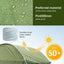 Outdoor car - trunk rear tent with canopy, sun - resistant camping equipment - Korvel