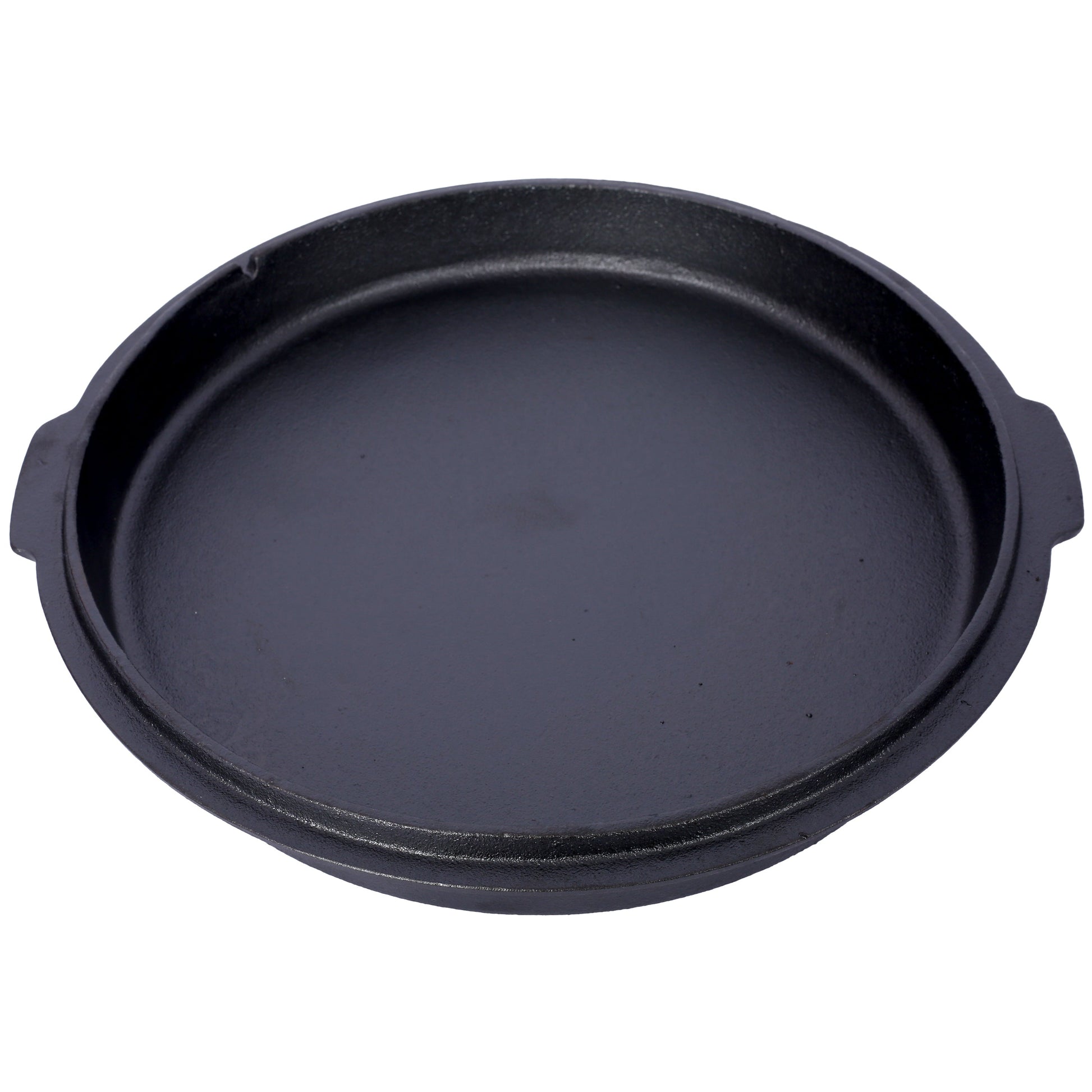 Cast iron Dutch oven with lid, outdoor camping deep pot, used for camping, cooking, barbecue and leg rest, 4.5 quarts - Korvel