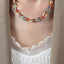 Niche Dripping Oil Titanium Steel Necklace for Women