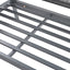 Outdoor Furniture with Tempered Glass Table Deep Seating with Thick Cushion for Backyard Porch Balcony (Grey) - Korvel