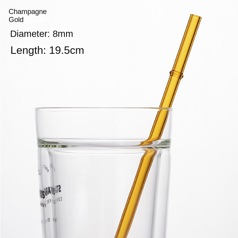 Eco-Friendly High Borosilicate Glass Straw - Customizable & Durable