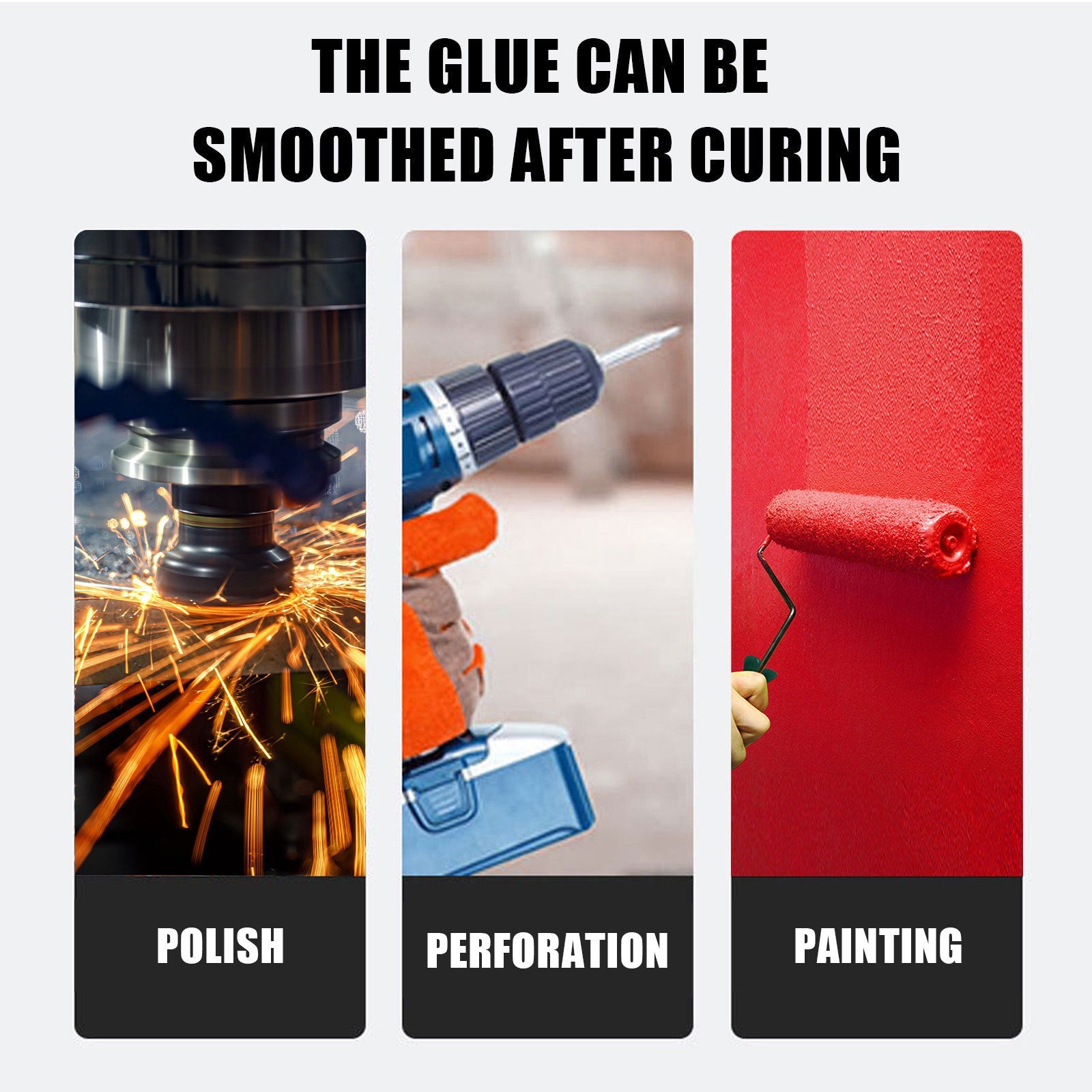 AB Casting Glue, Fast Drying Metal Tank Repair High Temperature Casting Glue - Korvel