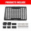Rear Window Molle Panel System for 2018-2024 Jeep Wrangler JL 4Doors - Modular Storage and Protective Decoration - Korvel