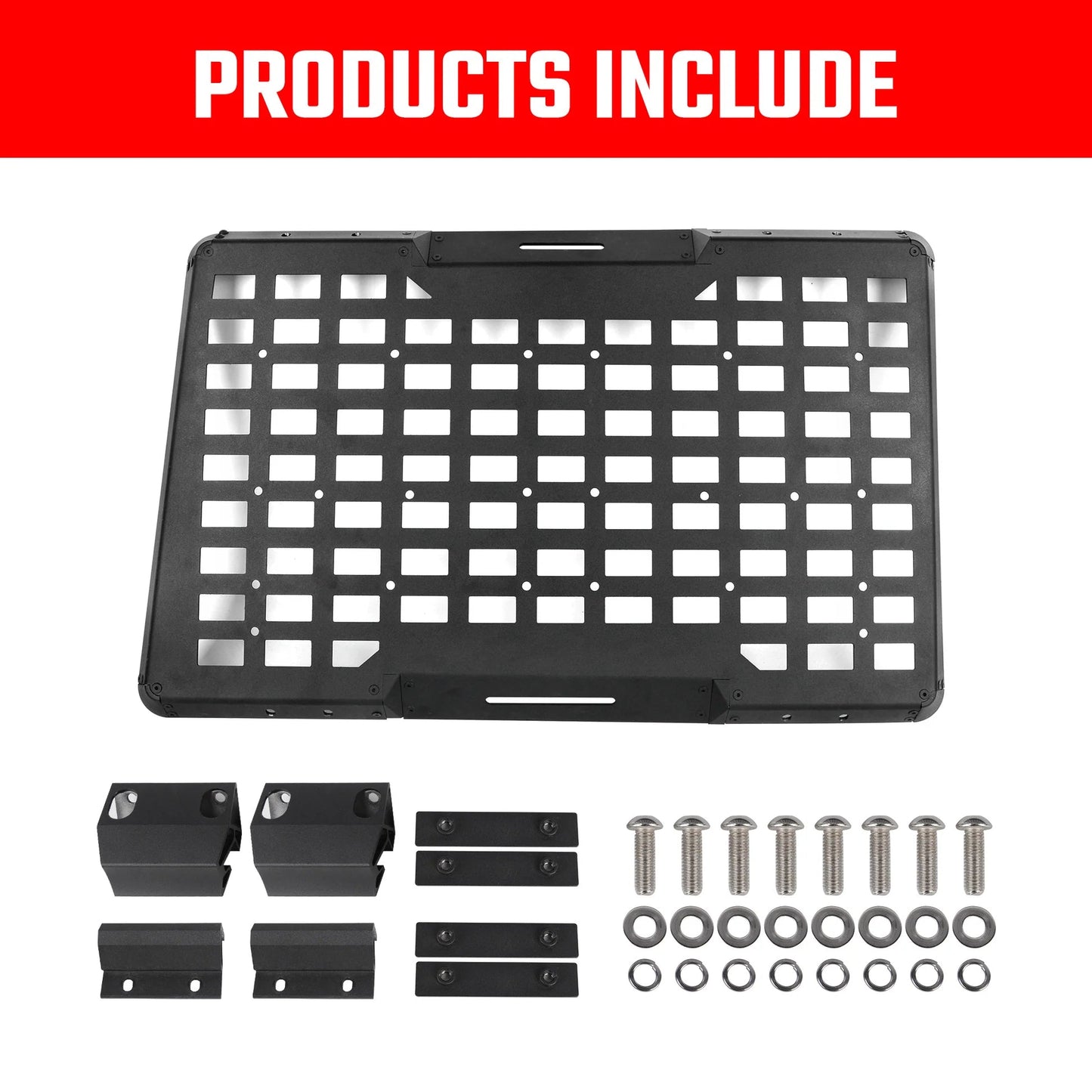 Rear Window Molle Panel System for 2018-2024 Jeep Wrangler JL 4Doors - Modular Storage and Protective Decoration - Korvel