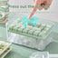 Press Type Ice Cube Ice Box Refrigerator Ice Cube Artifact Silicone Mold With Cover Household Sealed Food Grade Ice Maker - Korvel