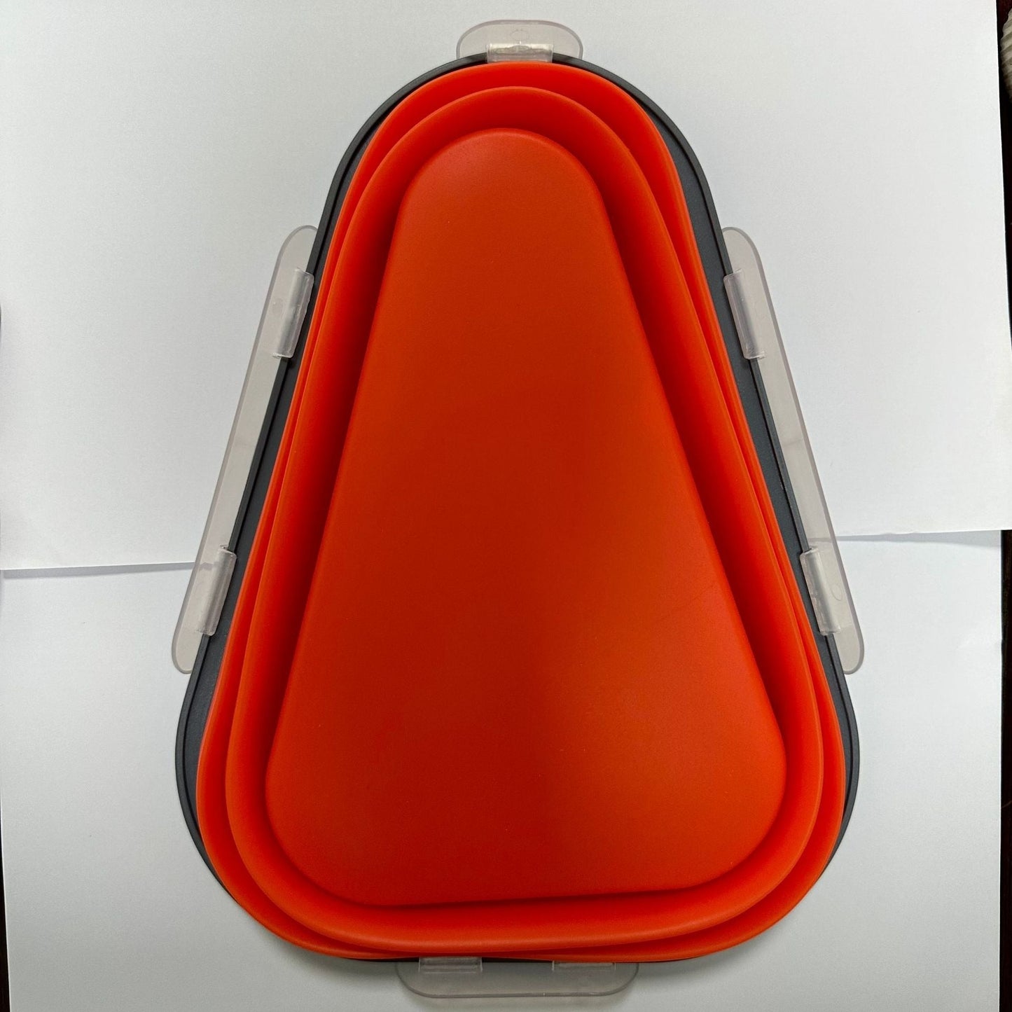 Premium Silicone Foldable Pizza Box for Easy Storage