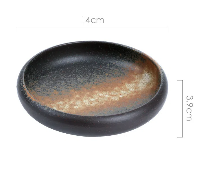 Creative retro ceramic plates plates dishes sushi plates tableware snack plates - Korvel