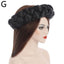 New Fashion Candy Color Women Braids Headbands Elastic Headwear Hair African Female Turban Bands Accessories Bandana Bandag L8y4 - Korvel