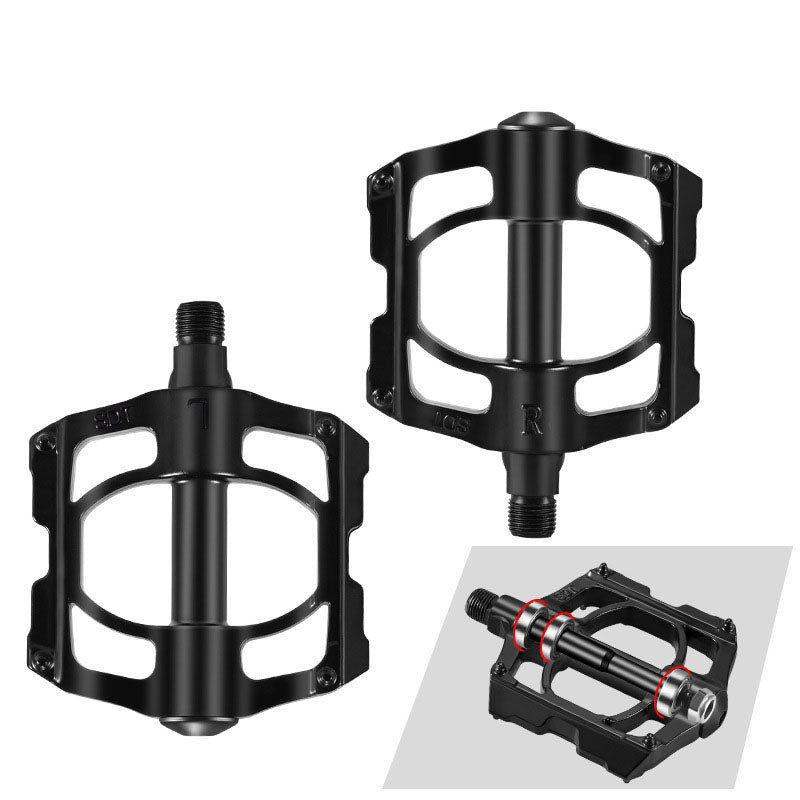Mountain Road Bicycle Pedal Aluminum Alloy Bicycle Pedal Riding Equipment Accessories - Korvel