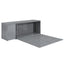 Queen Size Murphy Bed with Rotable Desk  Gray - Korvel