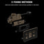 Sidewinder Helmet Lamp with IR and Flashlight Color Light, Strobe Light Head IFF Auxiliary Light for Airsoft Hunting Fishing - Korvel