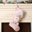 Premium Pink Sequin Christmas Stocking for Kids