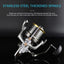 17+1BB 8000-14000 Series Aluminum Alloy Spool Fishing Reel, 4.8:1 Gear Ratio, Durable Long Casting for Baitcasting - Korvel