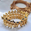European and American Fashion Trend Retro Literary Inlays Fresh and Versatil, Sea Blue Zircon Texture Copper Plated 18K Bracelet - Korvel