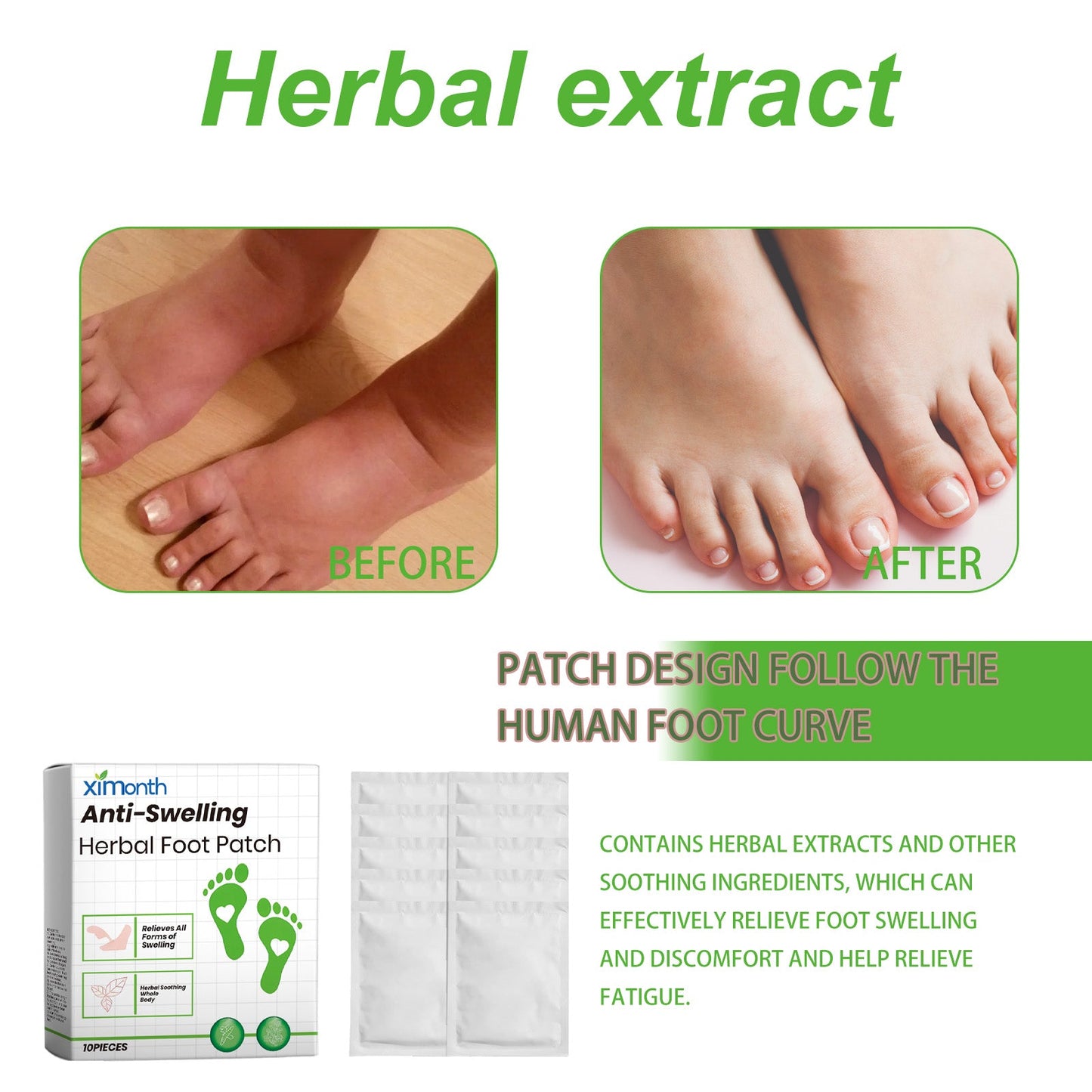 Herbal Foot Patch for Relaxation and Comfort