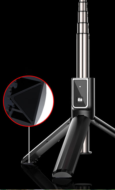 New P40D Portable Selfie Stick With 6 Inches Round Net Celebrity Beauty Fill Light Mobile Phone Live Support - Korvel