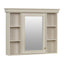 35'' x 28'' Blue Wall Mounted Bathroom Storage Cabinet with Mirror Door, Modern Bathroom Wall Cabinet with Mirror - Korvel