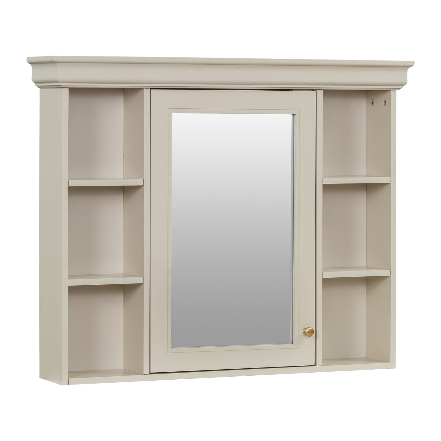 35'' x 28'' Blue Wall Mounted Bathroom Storage Cabinet with Mirror Door, Modern Bathroom Wall Cabinet with Mirror - Korvel