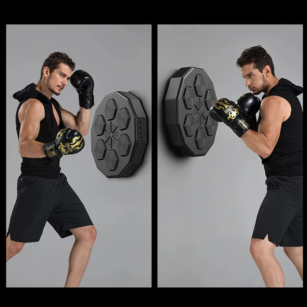 Smart Music Boxing Machine Wall Mounted Bluetooth Smart Fun Punch Boxing Trainer Wall Target Punching Pads Suitable For Home - Korvel