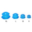 Silicone Cupping Set Suction cups Vacuum Suction Jars Therapy Slimming Body Face Massage Cupping Anti Cellulite Weight Loss - Korvel