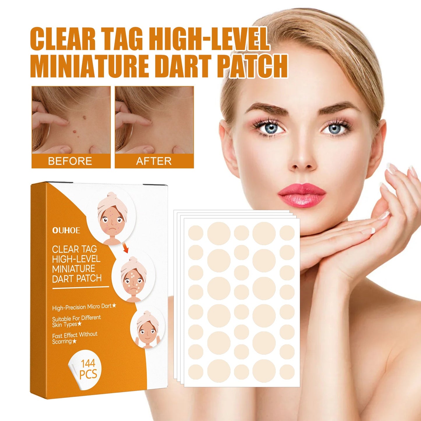 Premium Mole Label Repair Patch for Skin Care