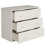 Low Study Twin Loft Bed with Cabinet and Rolling Portable Desk - White (OLD SKU :LP000113AAK) - Korvel