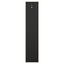 Multi-functional Hall Tree with Storage Shelves Drawers and Cabinet, Elegant Hallway Shoe Cabinet with Bench Modern Black - Korvel