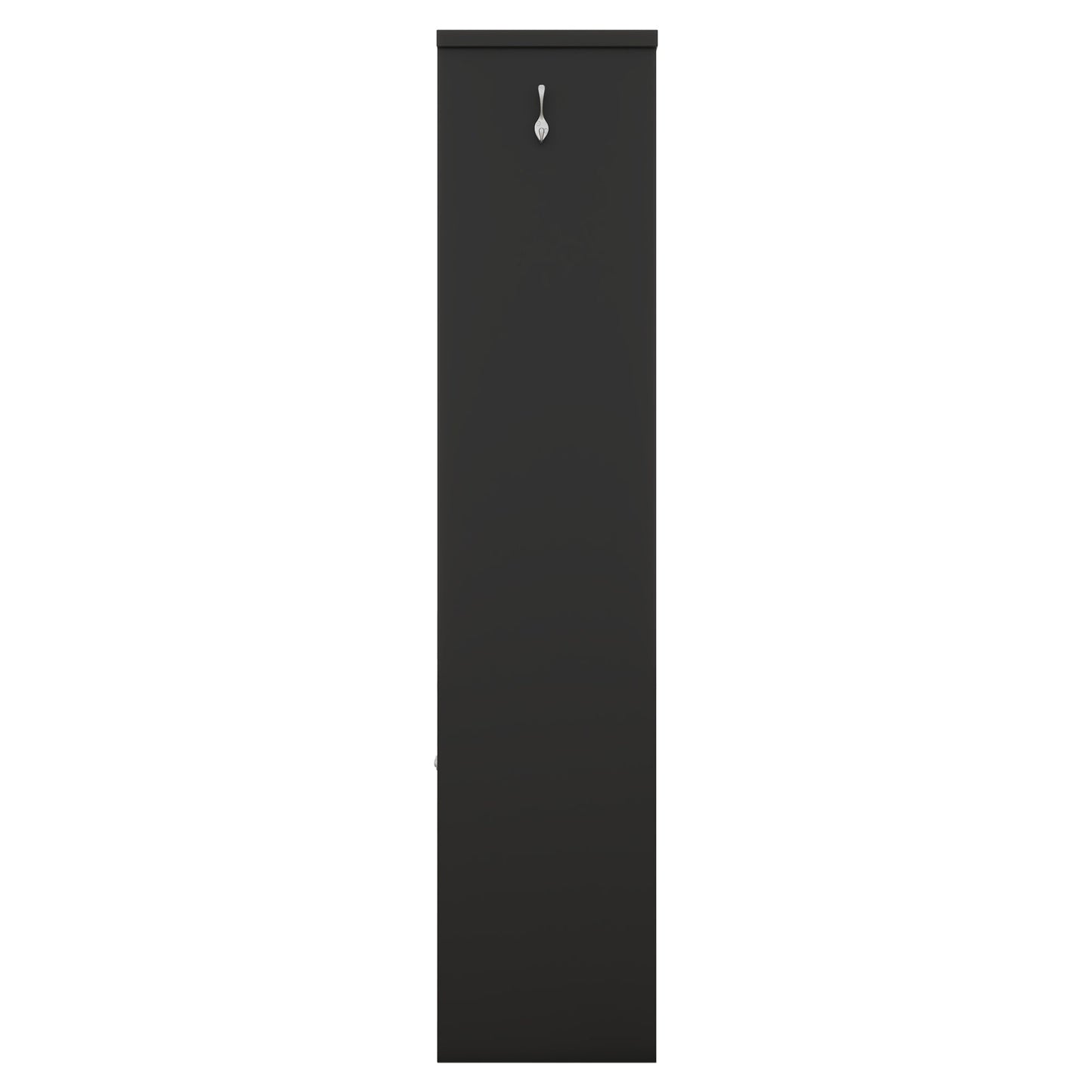 Multi-functional Hall Tree with Storage Shelves Drawers and Cabinet, Elegant Hallway Shoe Cabinet with Bench Modern Black - Korvel