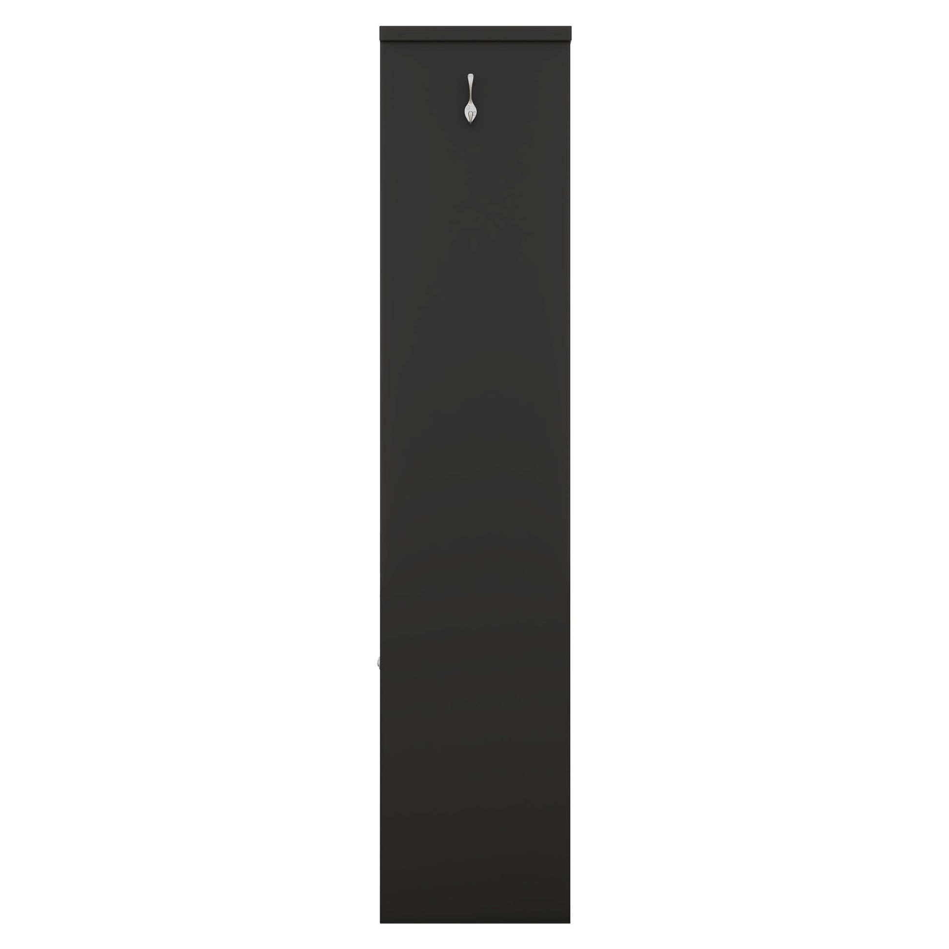 Multi-functional Hall Tree with Storage Shelves Drawers and Cabinet, Elegant Hallway Shoe Cabinet with Bench Modern Black - Korvel