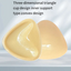 Triangle V-shaped thickened sponge chest patch small chest display large female double-sided self-adhesive chest pad - Korvel