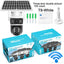 Solar camera WIFI dual-screen gunball 10x zoom low-power battery wireless monitor - Korvel