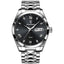 Reloj de Hombre Suizo Impermeable con Doble Calendario y Brillo