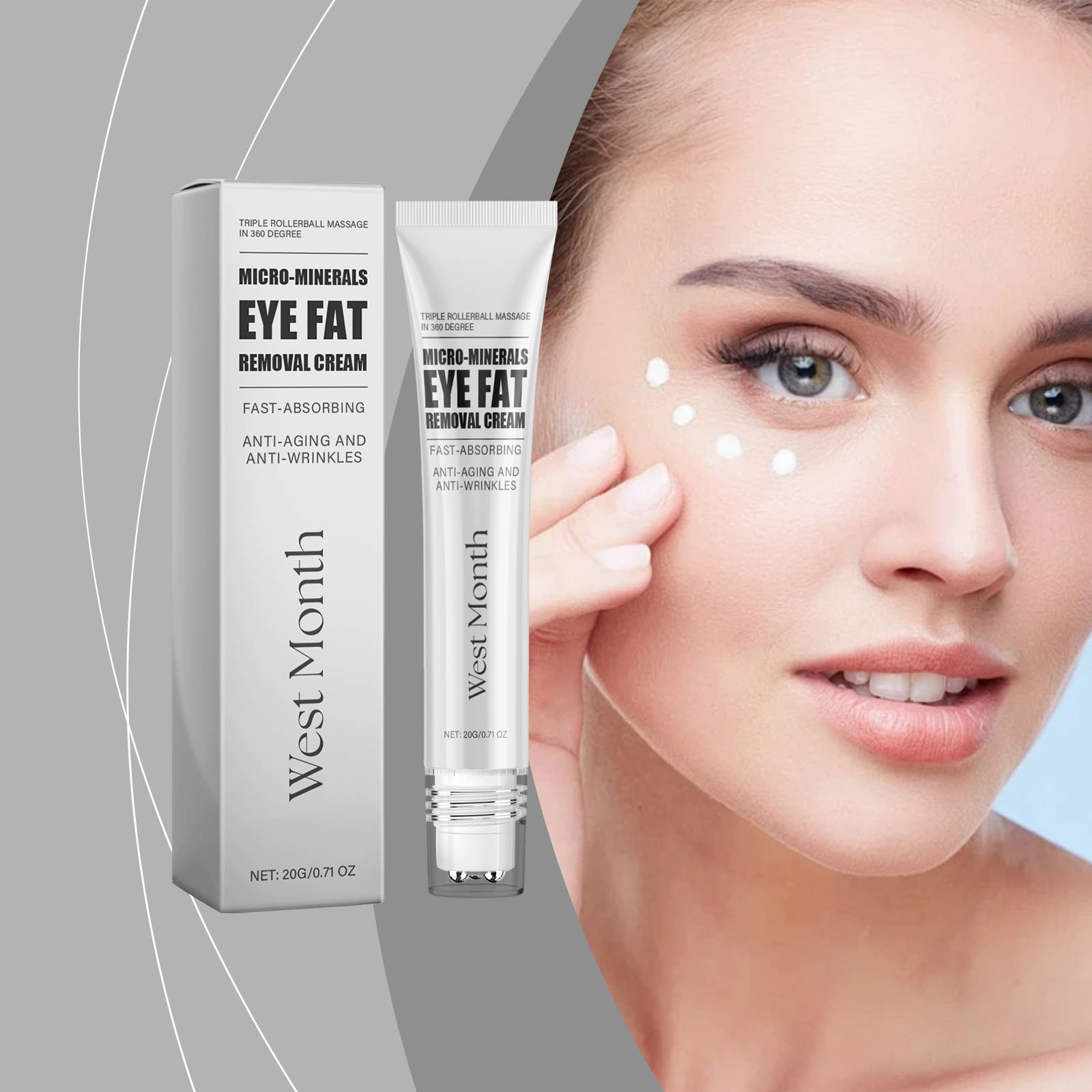 Firming Eye Cream Moisturizes And Tightens The Skin Around The Eyes And Lightens Fine Lines - Korvel
