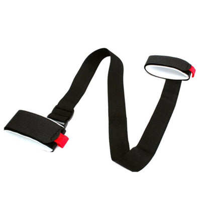 Nylon Skiing Bags Adjustable Skiing Pole Shoulder Hand Carrier Lash Handle Straps Porter Hook Loop Protecting For Ski Snowboard - Korvel