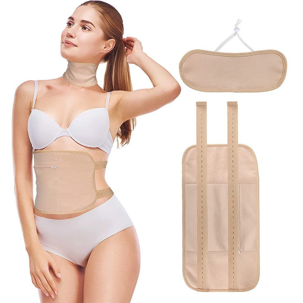 Premium Castor Oil Care Belt with Adjustable Waist Belt