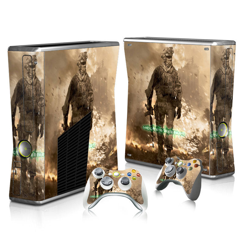 Xbox 360 Slim Full Body Color Membrane Stickers with Scratch-Resistant Protection - Korvel