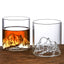 Mountain Viewing Cup - Elegant Glass Tea Cup