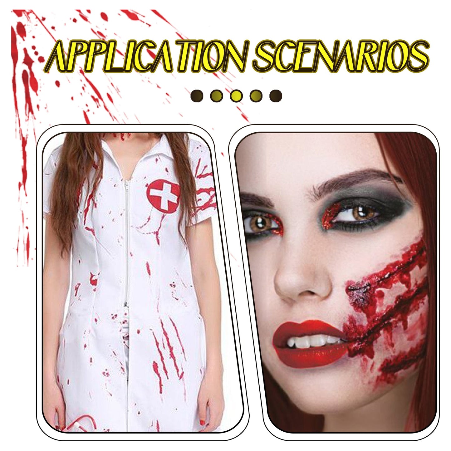 Halloween Plasma Props, Plasma Spray Fake Blood Vampire Zombie Blood Simulation Parody Makeup Props - Korvel