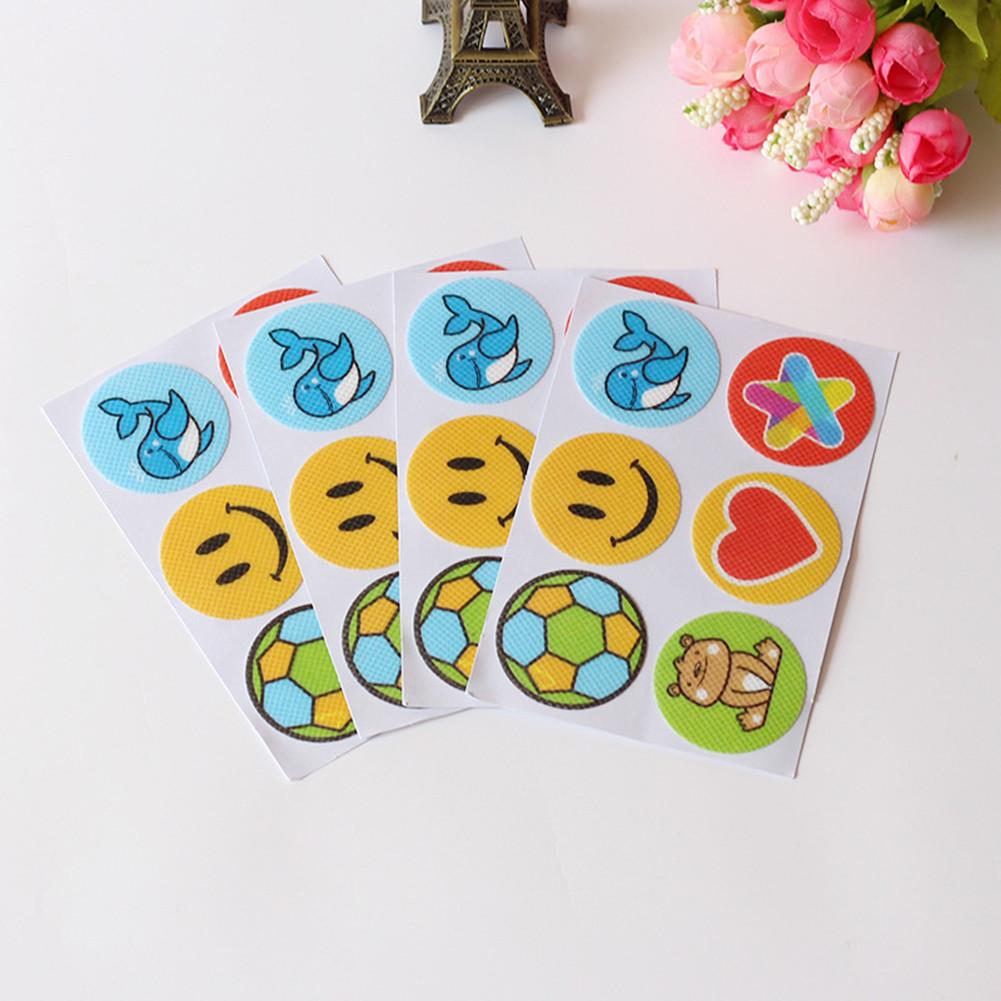 120 Pcs Mosquito Repellent Patches Stickers Football Shape Cartoon Pattern Safe Long-lasting Anti-mosquito Paste Sticker - Korvel