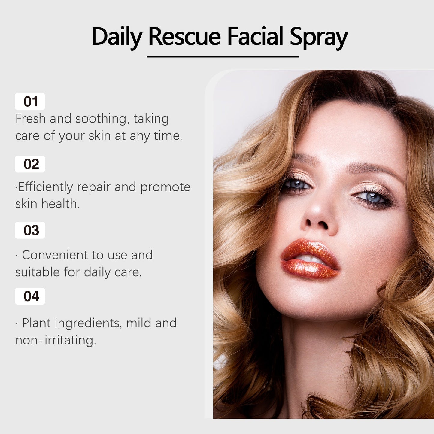 Quicksand Setting Spray Natural Lightweight Multi-Effect Moisture Moisture Mist Refreshing Portable Makeup Spray - Korvel